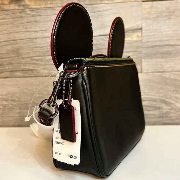 NWT 🆕 Coach Mickey Genuine Glovetanned Leather Clutch/Wristlet - Picture 7 of 11